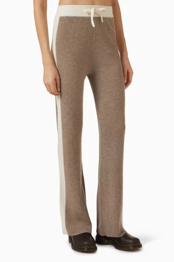 Wide-leg Pants in Cashmere Blend