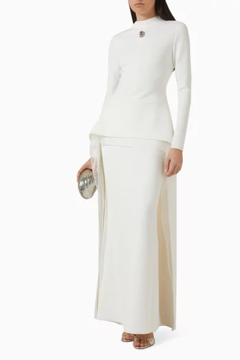 فستان ستاري بتصميم جرس