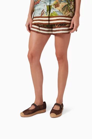 حذاء إسبادريل ماكي قماش شبكي منسوج