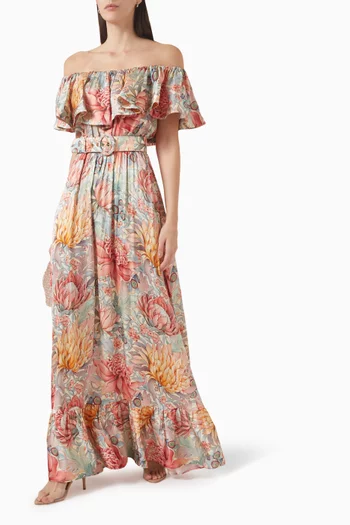 فستان أودري بحزام