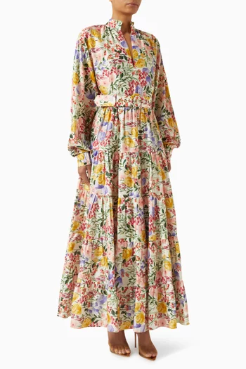 فستان بانسي بطبقات متعددة