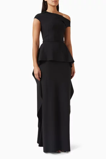 Winika Asymmetrical Maxi Dress