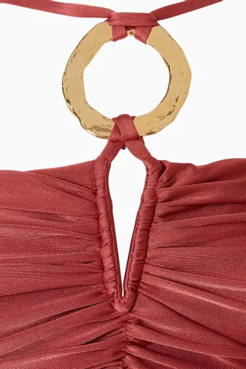 Isla One-piece Swimsuit in Satin Lycra