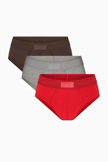 Cotton Briefs, Set of 3