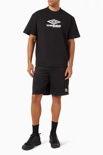 x UMBRO Team T-shirt in Cotton-jersey