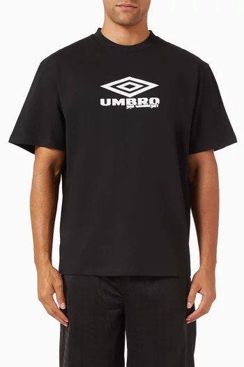 x UMBRO Team T-shirt in Cotton-jersey