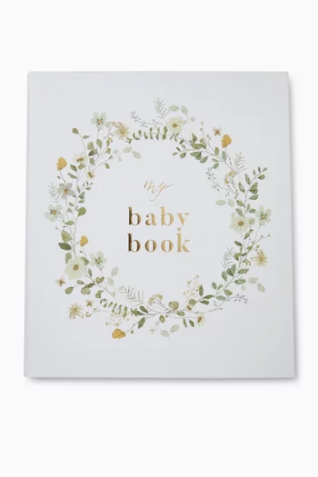 My Baby Book Floral