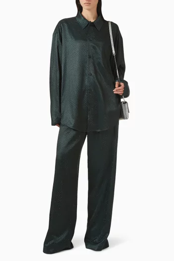 Strass-embellished Pyjama Shirt