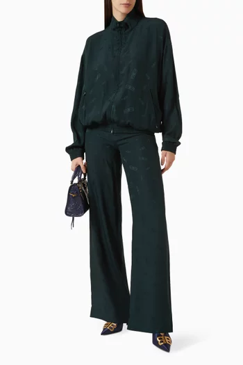 BB Twist Minimal Pants in Silk Jacquard