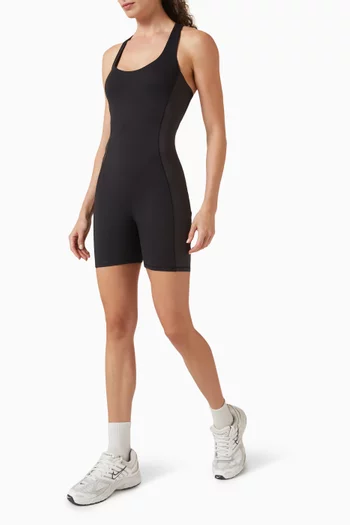 لباس قطعة واحدة مت شاين ميكس بتصميم حرف T في الخلف