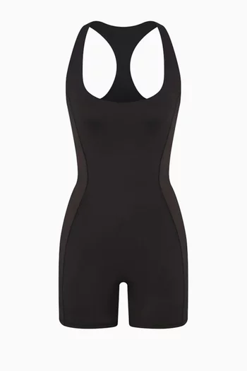 لباس قطعة واحدة مت شاين ميكس بتصميم حرف T في الخلف