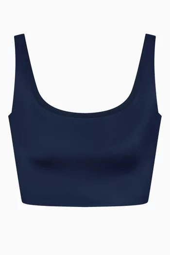 Shine Scoop Neck Bra Top