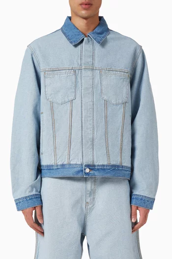 جاكيت بتصميم مقلوب دينم