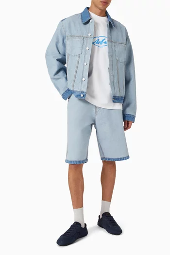 Inside/Out Shorts in Denim