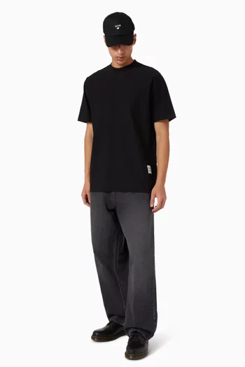 Reversible Label T-shirt in Cotton