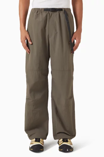 Panelled Trek Pants in Nylon