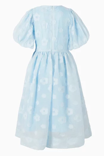 فستان بيث طويل بنقشة زهور