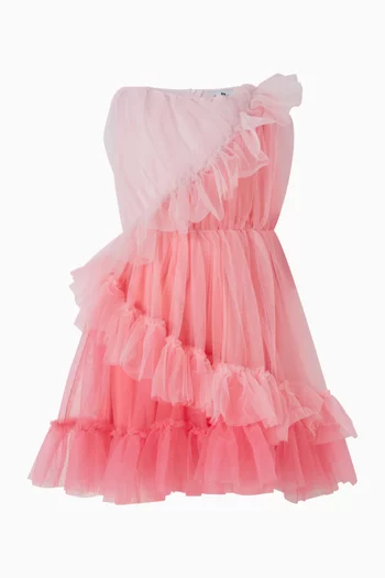 Pippa Ruffled Dress in Tulle