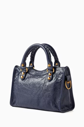 Mini Le City Bag in Arena Lambskin