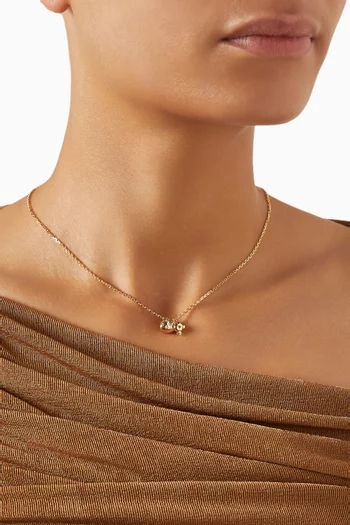 Koala Diamond Necklace in 9kt Gold