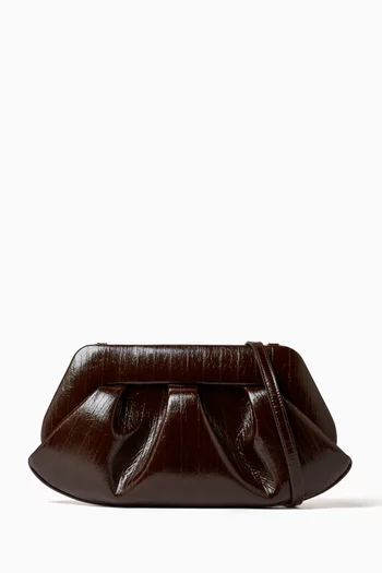 Bios Baguette Clutch Bag in Faux Leather