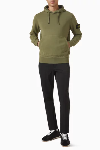 Logo-patch Hoodie in Organic Cotton Fleece