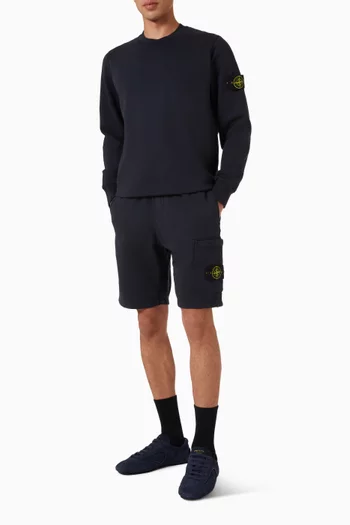 Logo Sweatshorts in Cotton-fleece