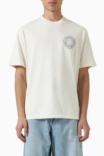 Outline Compass T-shirt in Organic Cotton Jersey