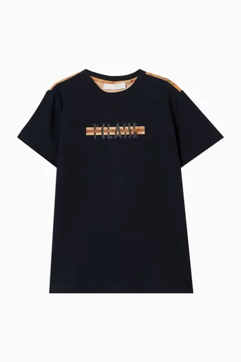 Graphic-print T-shirt in Cotton