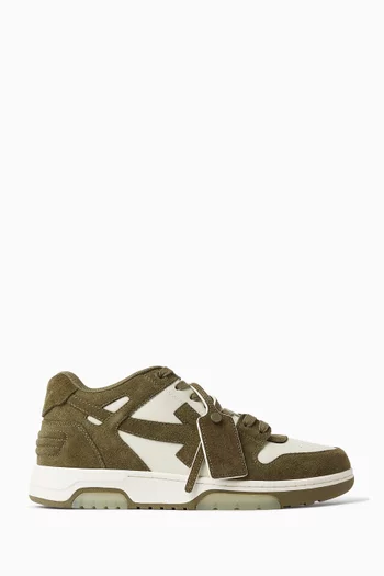 Out Of Office Sneakers in Calf Leather & Suede