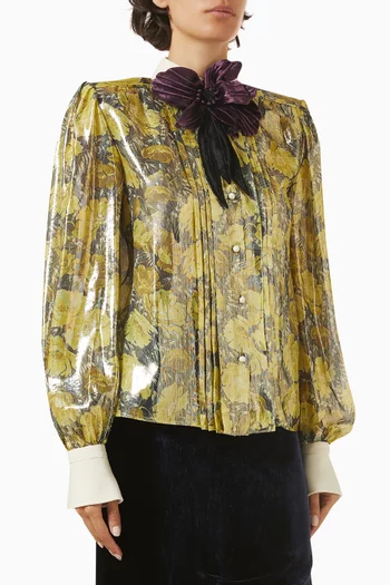 قميص بنقشة ابريه ليفير بوبيز