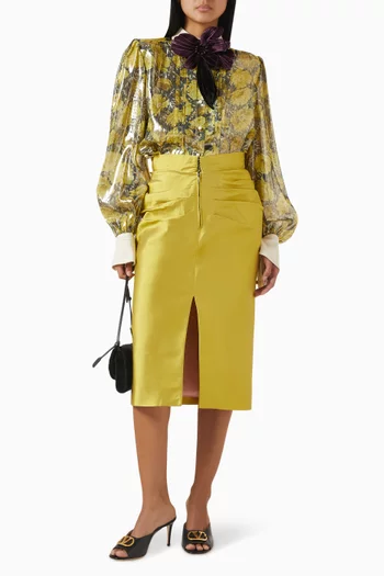 تنورة حرير شنتونج