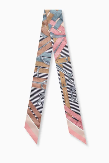 Unused Mors à Jouets Chemise Twilly Scarf in Silk