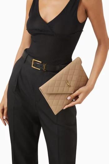 Paris Pouch in Lambskin Leather