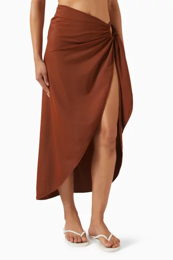 Chestnut Midi Sarong