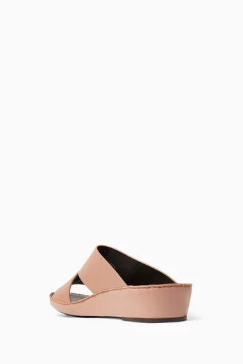 حذاء مفتوح بييجا سوكير جلد نابا