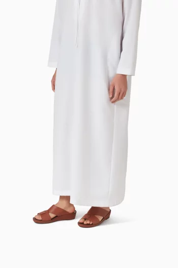 Piega Cucire Sandals in Nappa Leather