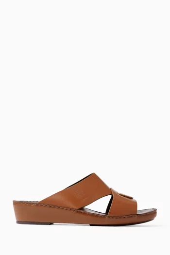 Piega Cucire Sandals in Nappa Leather
