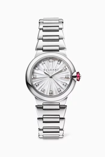 Lvcea Diamond Watch in Stainless Steel, 33mm