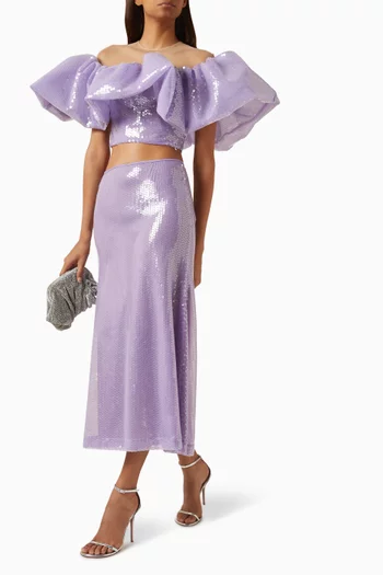 Sequin-embellished Skirt