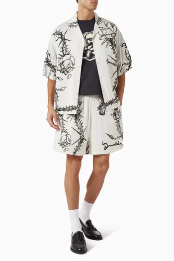 شورت إينكد قماش شبكي