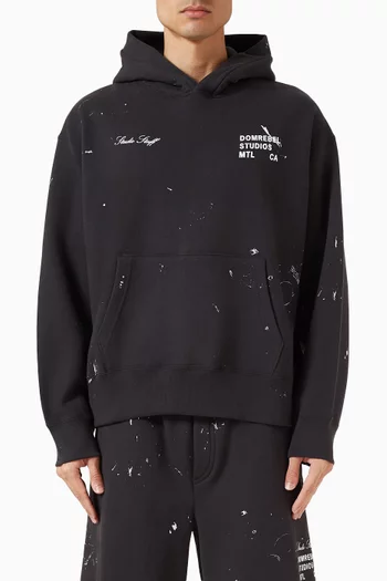 سويت شيرت ستاف بنقشة صوف قطني