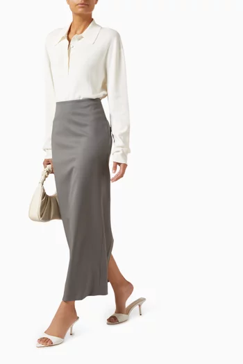 تنورة جاكي متوسطة الطول