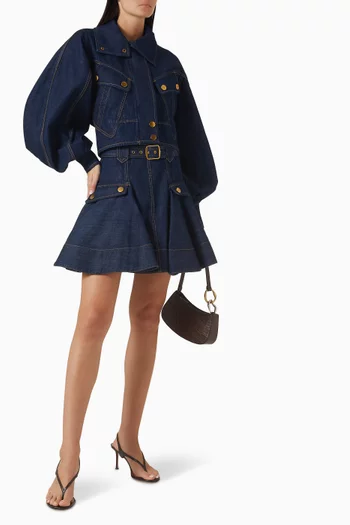 جاكيت بومبر عملي لونا دينم