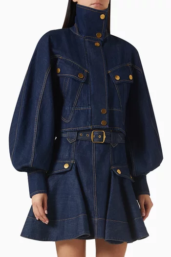 جاكيت بومبر عملي لونا دينم