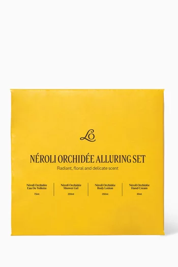 مجموعة هدايا جذابة بالنارنج والأوركيد