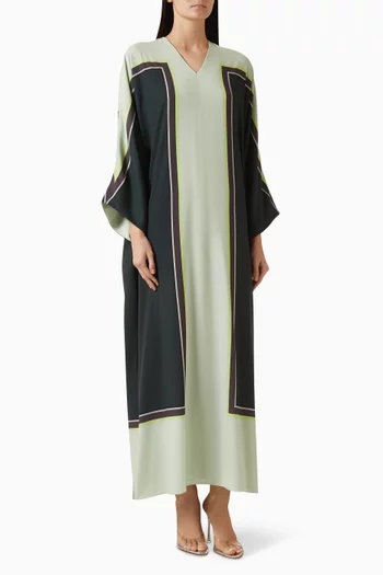 قفطان فيفيان مزين بنقشة