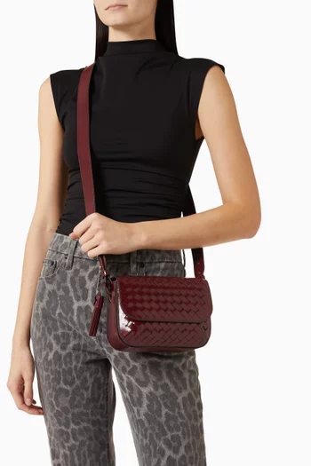 حقيبة كروس إيلا جلد مجدول