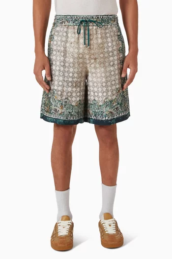 Bandana Shorts in Silk