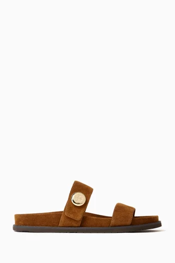 Romy Sport Slides in Suede